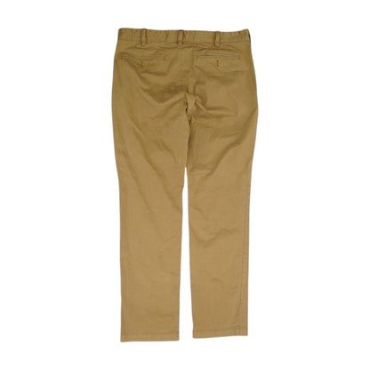 Khaki Solid Khaki Pants