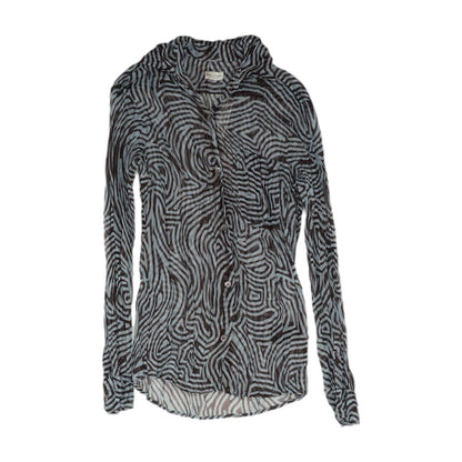 Printed Voile Long Sleeve Shirt