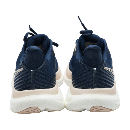 Navy Low-Top Athletic Shoes