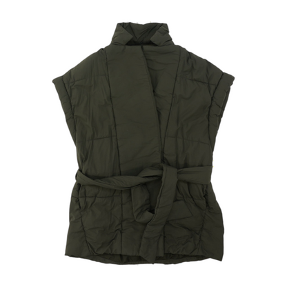 Gray Solid Vest