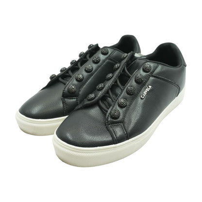 Triumph Trainer Black Low Top Athletic Shoes
