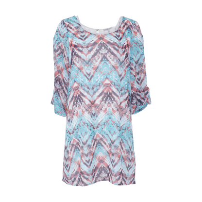 Multi Abstract Mini Dress