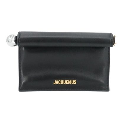 Small Rond Carre Clutch in Black