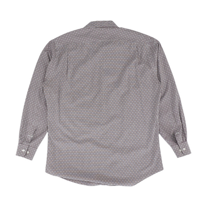 Burgundy Check Long Sleeve Button Down