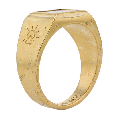 Sterling Silver Howlite Fashion Ring