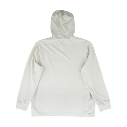 Beige Solid Hoodie Pullover