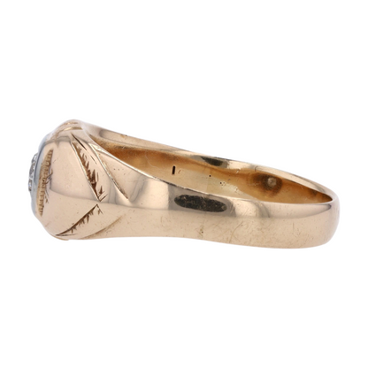 1/4 ctw 14K Yellow Gold Diamond Fashion Ring