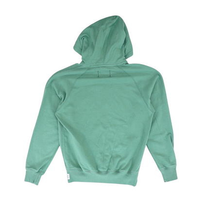 Green Solid Hoodie Pullover