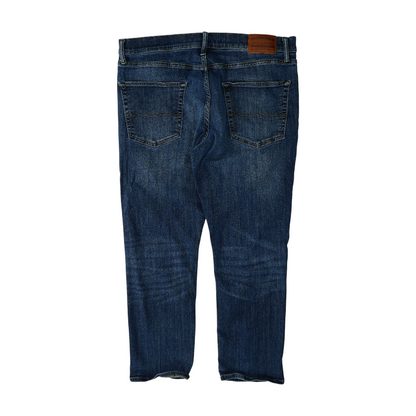 Navy Straight Jeans