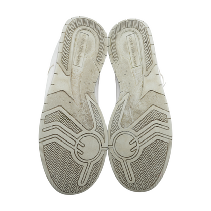 White Low-Top Athletic Shoes