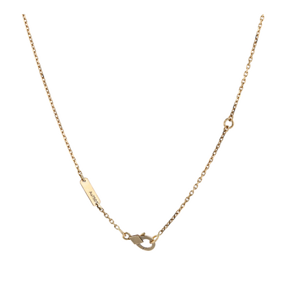 18K Yellow Gold Malachite Pendant Necklace