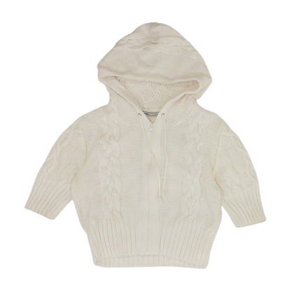 White Cardigan Sweater