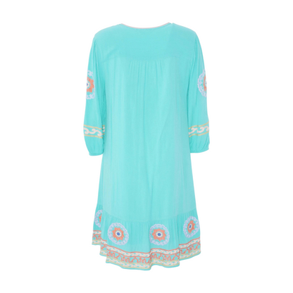 Blue Petite Midi Dress