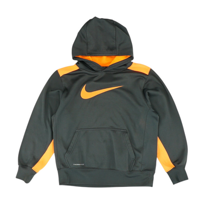 Charcoal Color Block Hoodie Pullover