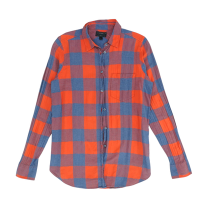 Red Check Button Down