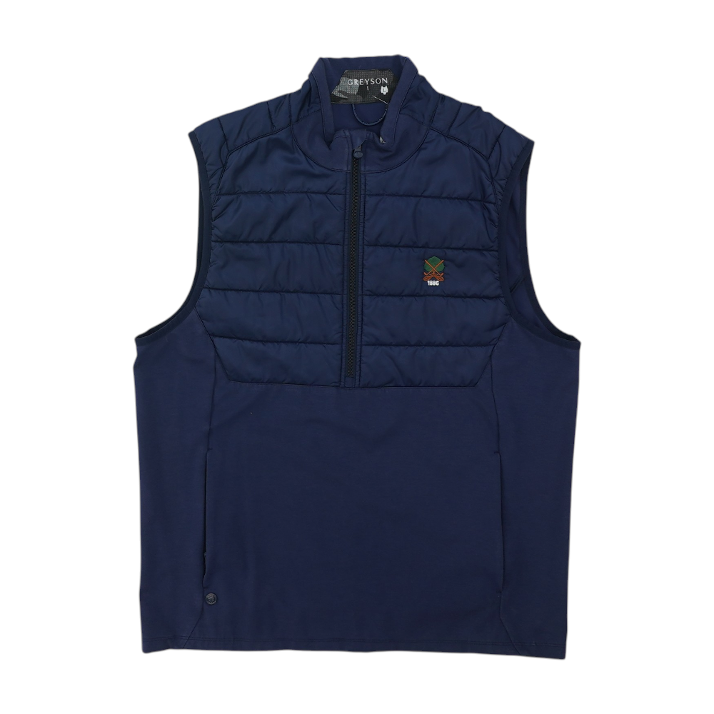 Greyson Navy Solid Vest – Image 1