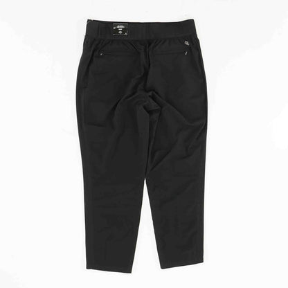 Black Solid Active Pants