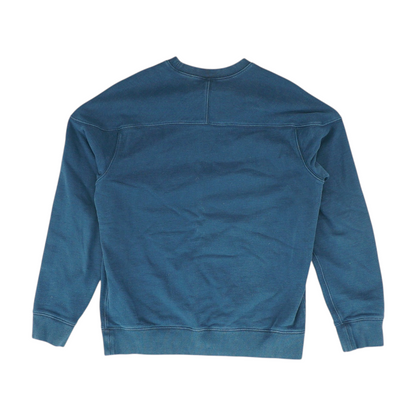 Navy Solid Sweatshirt Pullover