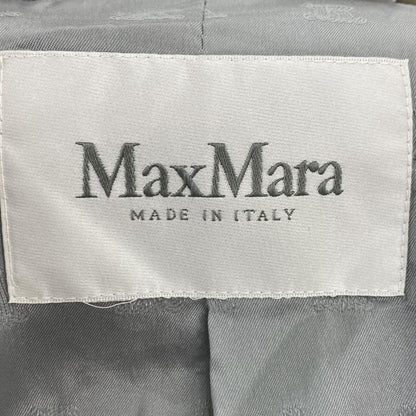Gray Classic Single Breasted Cashmere Coat