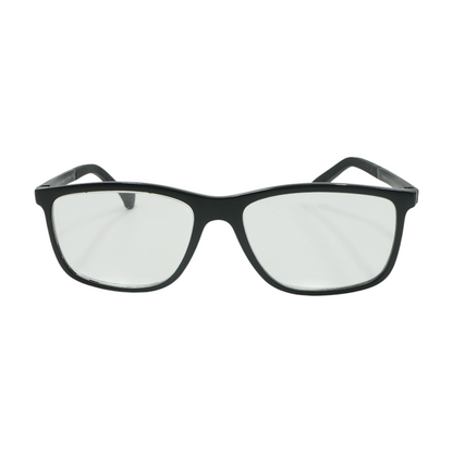 Black EA6043 Square Prescription Eyewear