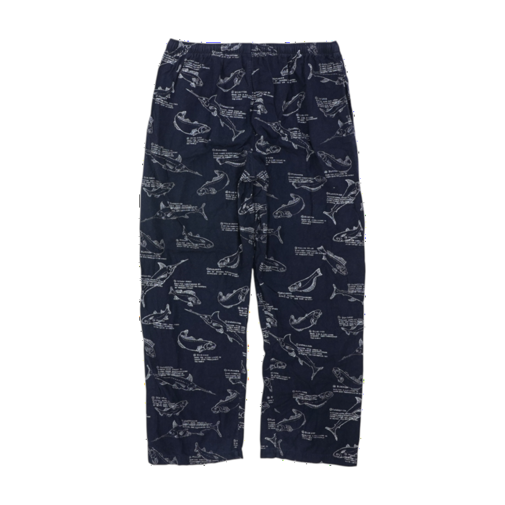 Navy Graphic Pajama Bottom