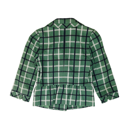 Green Plaid Blazer