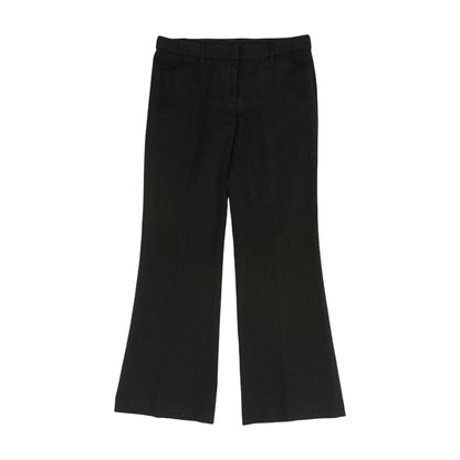 Black Solid Dress Pants