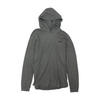 Gray Solid Hoodie Pullover