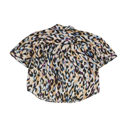 Multi Animal Print Button Down