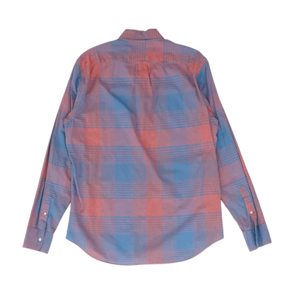 Pink Plaid Long Sleeve Button Down