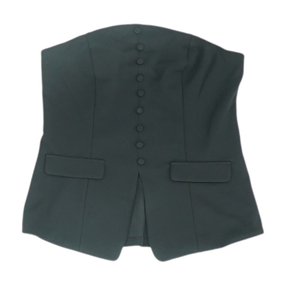 Black Cropped Blouse