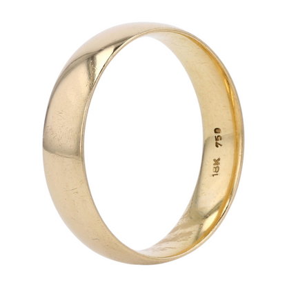 18K Yellow Gold Band