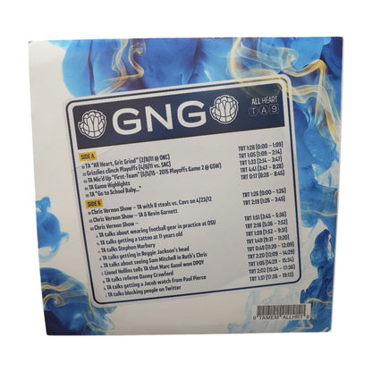 Tony Allen Grizzlies Jersey Retirement Commemorative Vinyl Record - Autographed