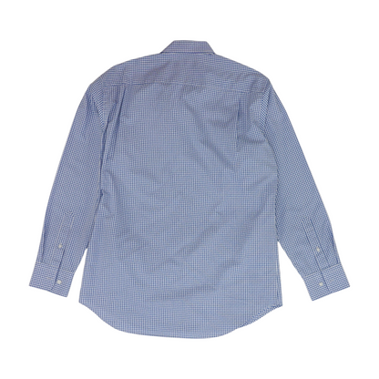 Blue Check Long Sleeve Button Down