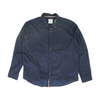 Navy Geometric Long Sleeve Button Down