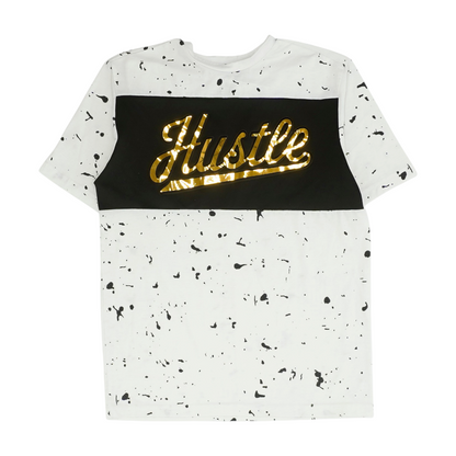White Abstract T-Shirt