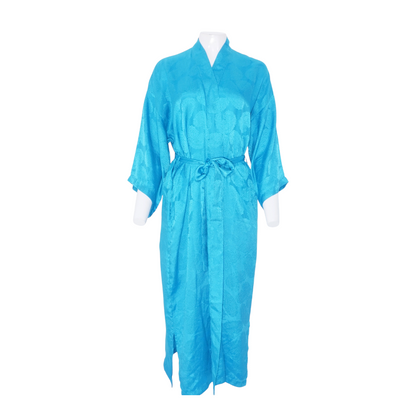 Vintage Blue Paisley Robe