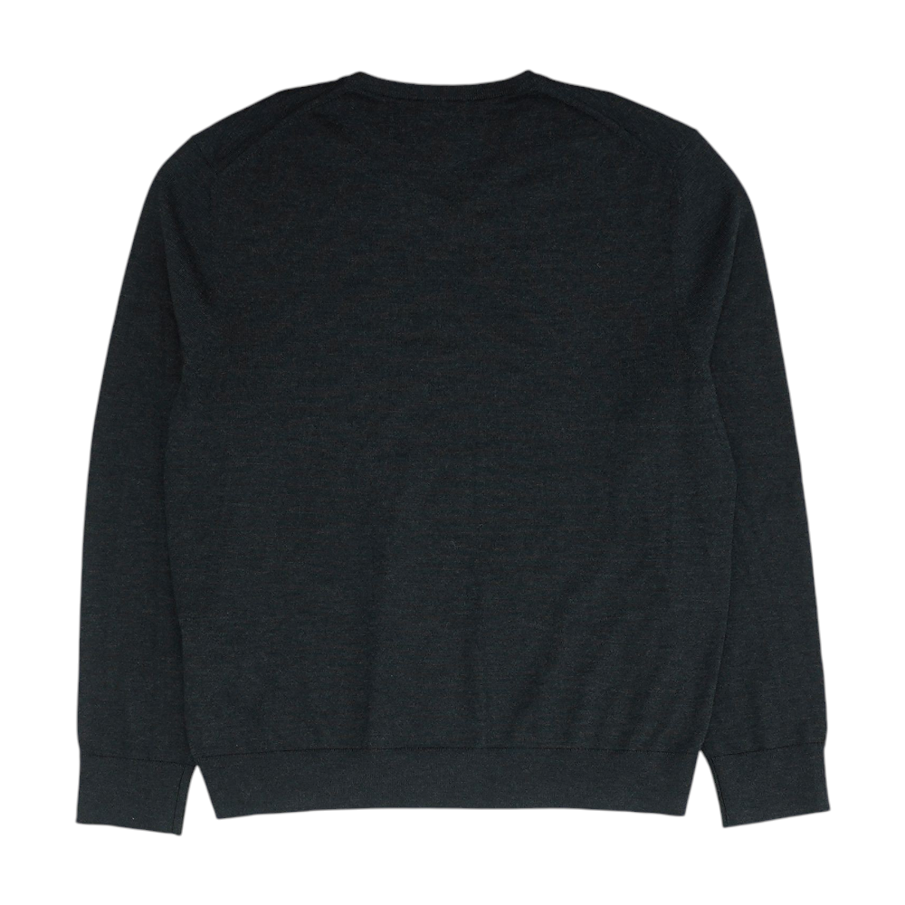 Charcoal Solid Pullover Sweater