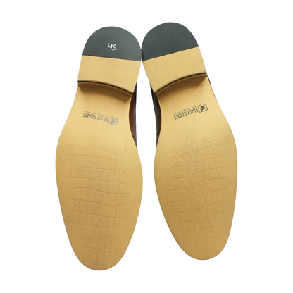 Brown Lace-Up Dress Shoes