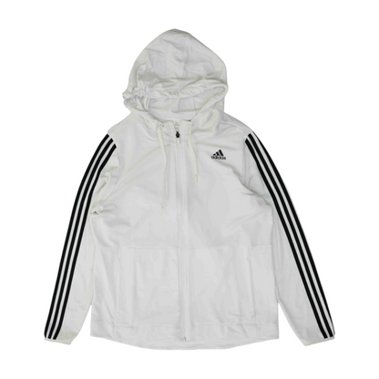 White Solid Active Jacket