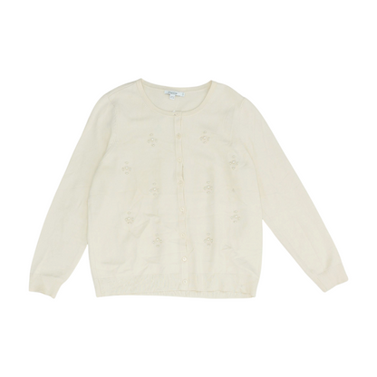 Beige Cardigan Sweater