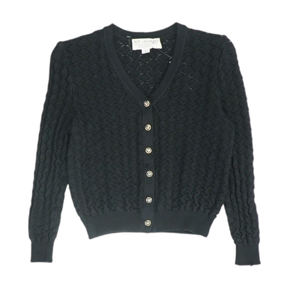 Vintage Collection By Marie Gray Knit Button-Front Cardigan