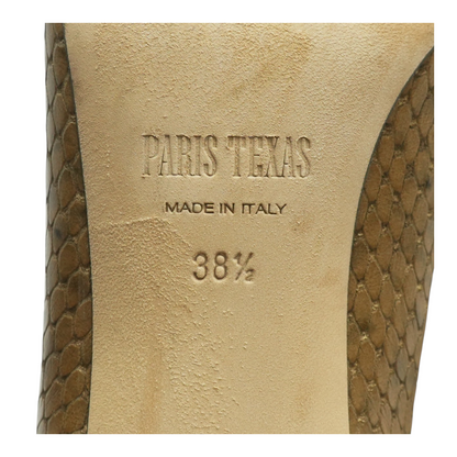 Stiletto Boot in Python Print Leather