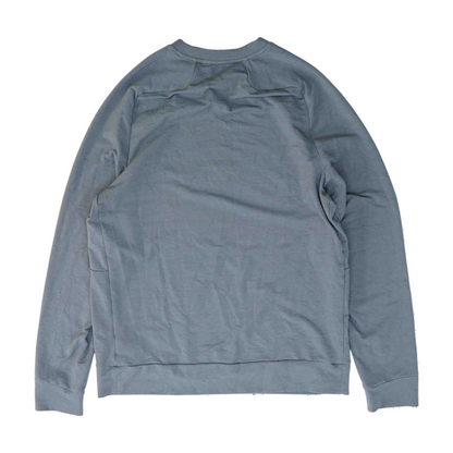 Gray Solid Sweatshirt Pullover
