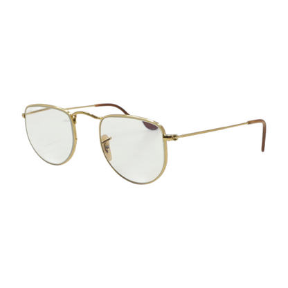 Gold Elon Square Prescription Eyewear