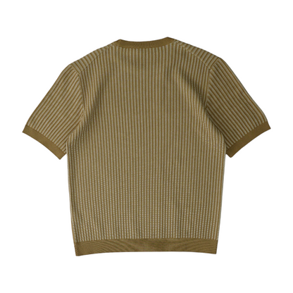 Tan Solid T-Shirt
