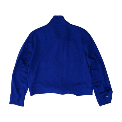Blue Solid Blazer