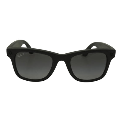Black Wayfarer Smart Glasses