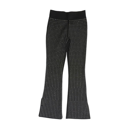 Black Solid Dress Pants