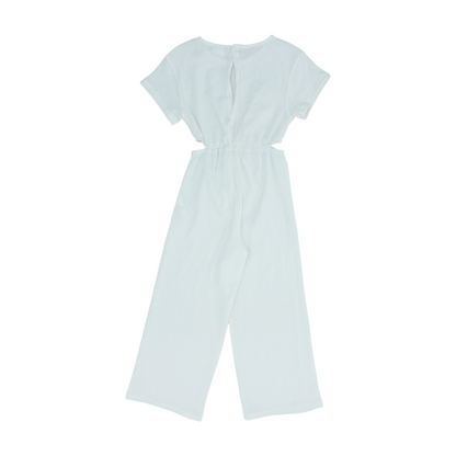 Ivory Short Sleeve One-Piece